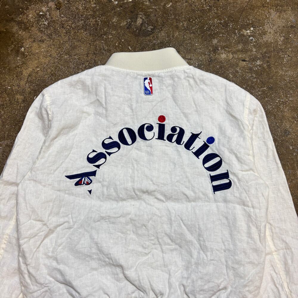 Rare NBA Amex Waraire Boswell The Association Draft 2023 Linen Jacket Men's L - Picture 3 of 12